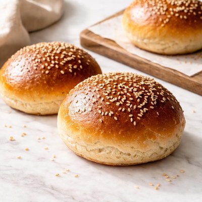 Sourdough burger bun