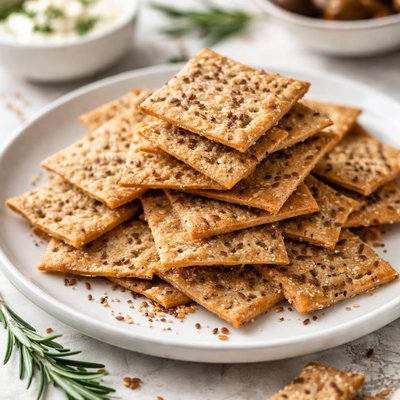 Sourdough crackers