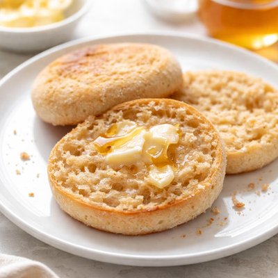 Sourdough english muffin