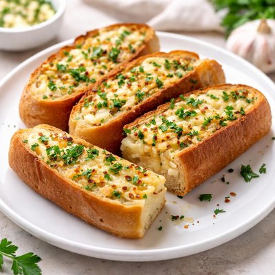 Sourdough garlic bread