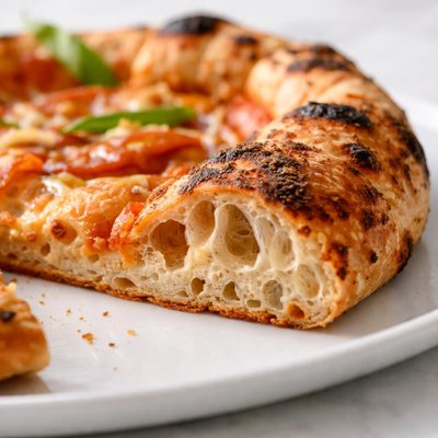 Sourdough pizza crust