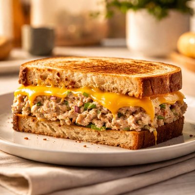 Sourdough tuna melt
