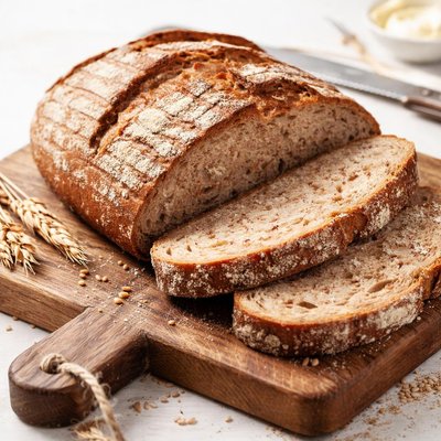 Sourdough wholemeal rye bread