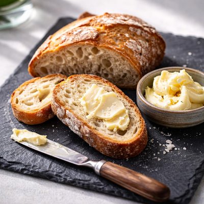 Sourdough with butter