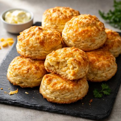 Southern biscuits with sharp cheddar cheese