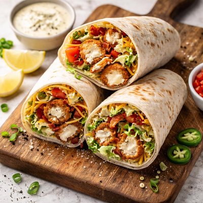Southern chicken wrap