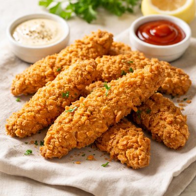 Southern fried chicken stripes