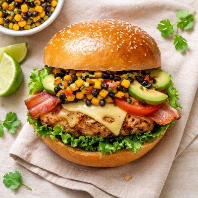 西南鸡肉三明治