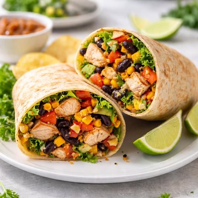 Southwest chicken wrap