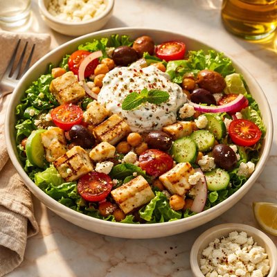Souvla vegetarian salad