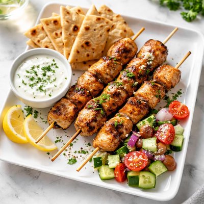 Souvlaki with chicken