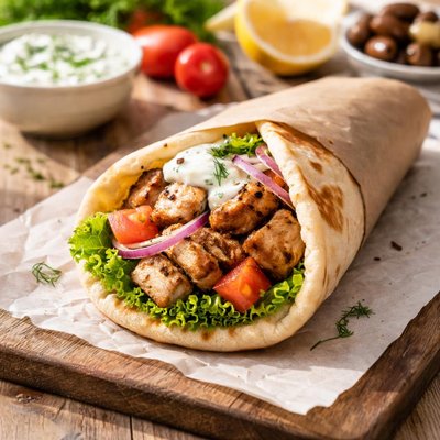 Souvlaki wrap