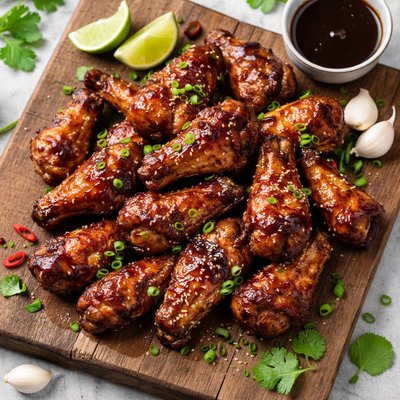 Soy chicken wings