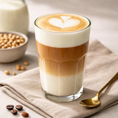 Soy latte macchiato