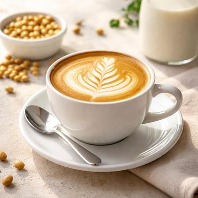 Soy milk cappuccino