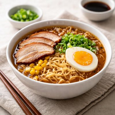 Ramen Maruchan con salsa de soja