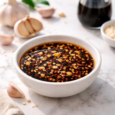 Soy sauce with garlic