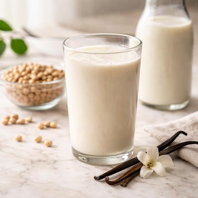 Soy vanilla milk