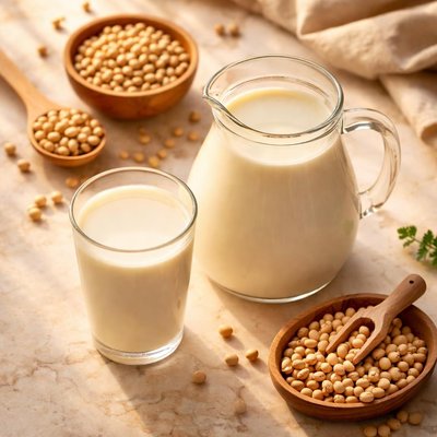 Soya milk without sugar