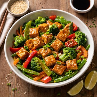 Soya tofu stir fry