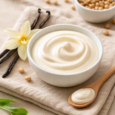 Soya vanilla yogurt