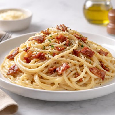 Spaghetti a la carbonara