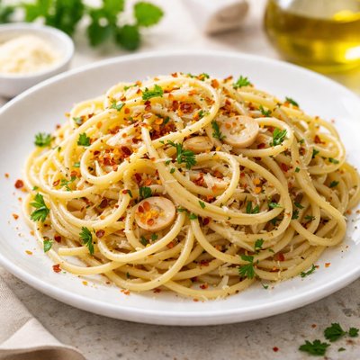 Spaghetti aglio olio
