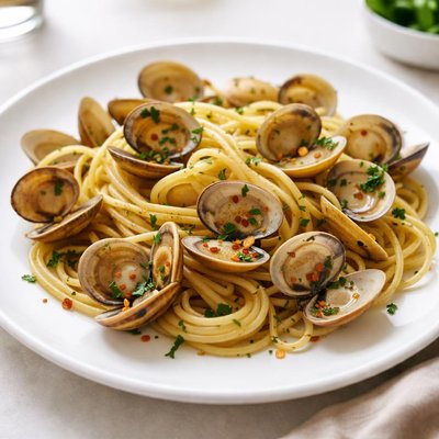 Spaghetti and clams