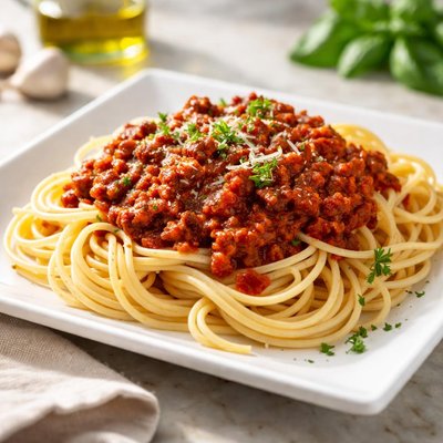 Spaghetti and spaghetti sauce