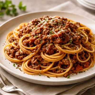 Spaghetti beef bolognese