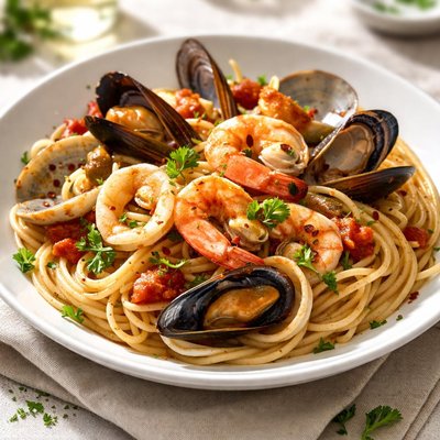 Spaghetti pescatore