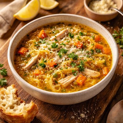 Spaghetti squash soup