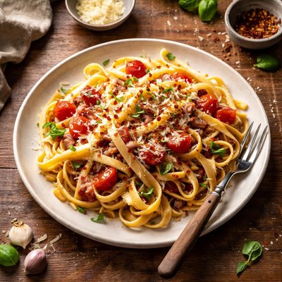 Spaghetti tagliatelle