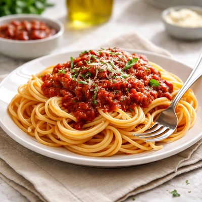 Spaghetti with marinara