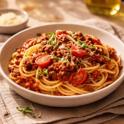番茄肉酱意大利面