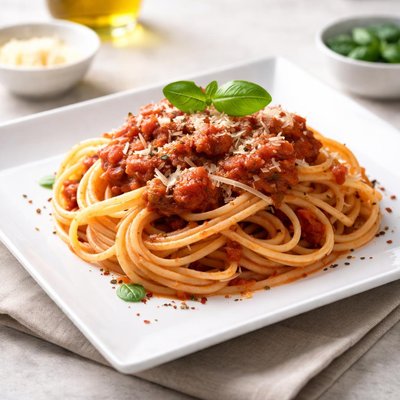 Spaghetti with tometo soce