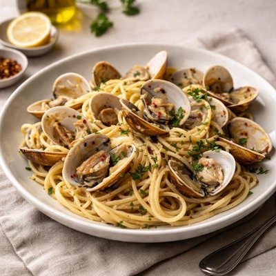 Spaghetti with vongole