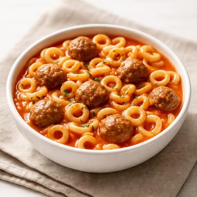 Spaghettios with meatballs