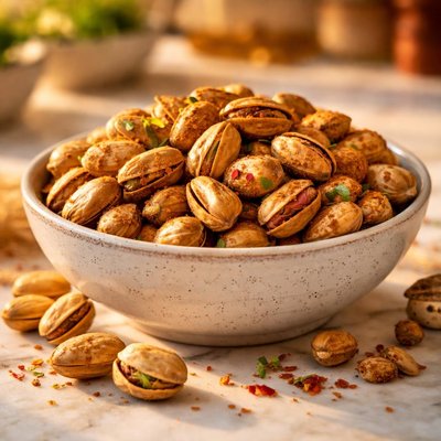 Spiced pistachios