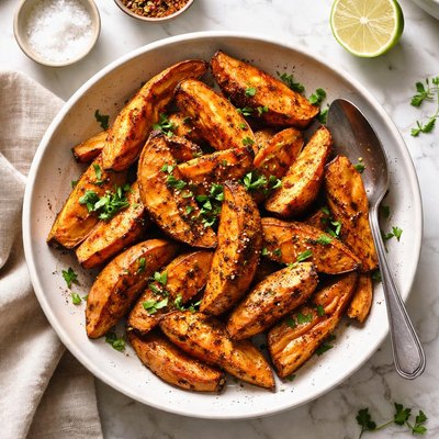 Spiced sweet potatoes