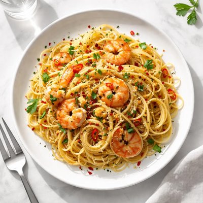Spicy aglio olio