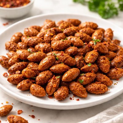 Spicy almonds