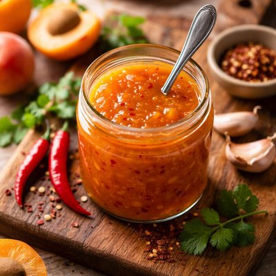 Spicy apricot sauce
