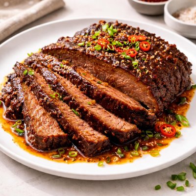 Spicy beef brisket
