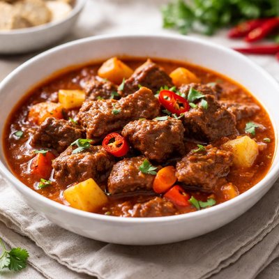 Spicy beef stew