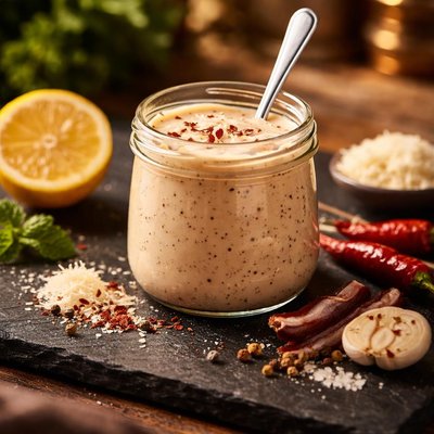 Spicy caesar dressing