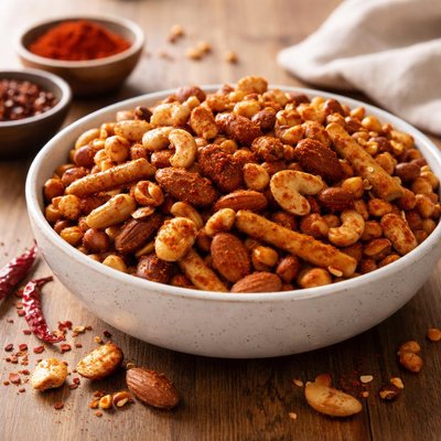 Spicy cajun trail mix