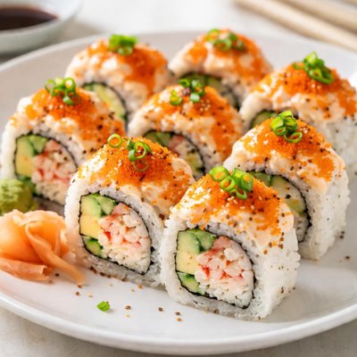 Spicy california roll