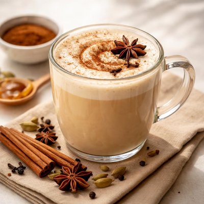 Spicy chai latte