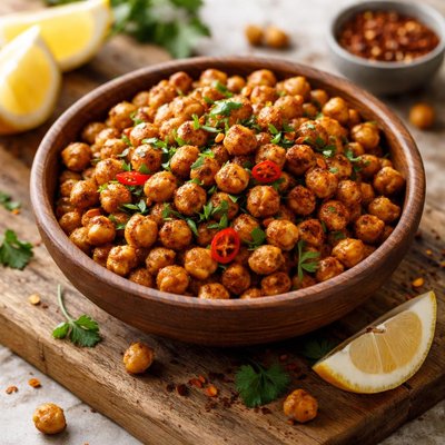 Spicy chick peas